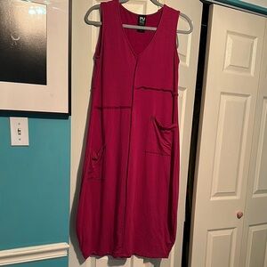 Pink Sleeveless Women's‎ Dress